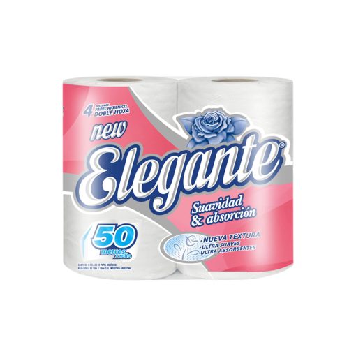 Papel Higiénico Elegante 50mts Doble Hoja