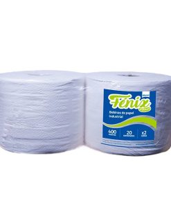 Fénix Bobina de Papel Industrial 400m x 20cm 2u