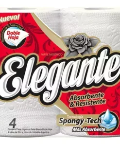 Papel Higiénico Elegante 20mts Doble Hoja