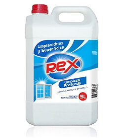 Limpiavidrios y Superficies Rex