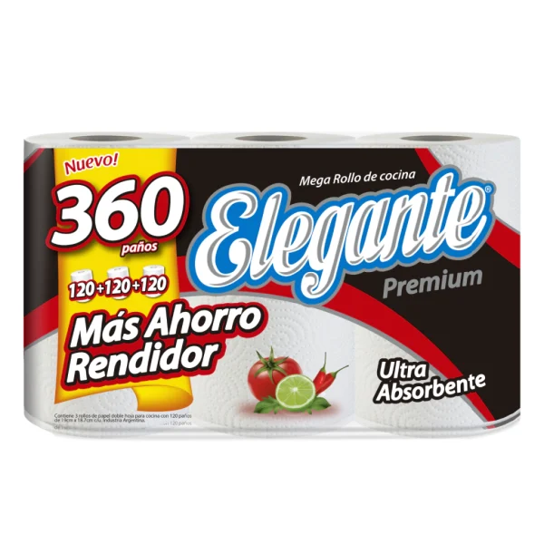 Rollo de Cocina Elegante 120 paños