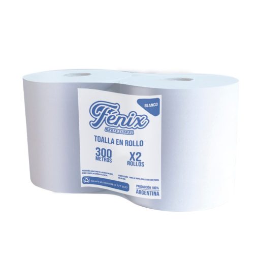 Fénix Toalla en Rollo para manos 300m 2u